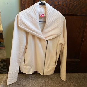 Cream light weight jacket